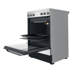 Hotpoint HS67V5KHX/UK Cooker Mode d'emploi