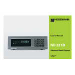 HEIDENHAIN GAGE-CHEK 2000 (1248580.1.4.x) Evaluation Electronic Mode d'emploi