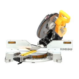 DeWalt DW716 Miter saw Manuel utilisateur | Fixfr