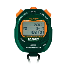 Extech Instruments 365535 Decimal Stopwatch/Clock Manuel utilisateur | Fixfr