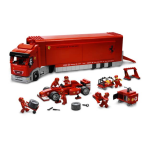 Lego 8654 Ferrari F1 Team Truck Manuel utilisateur