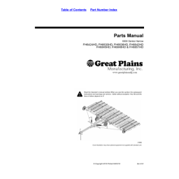 GREAT PLAINS Flex Harrow, FH6000HD Series: FH6400HD, FH6600HD and FH6800HD Mode d'emploi | Fixfr