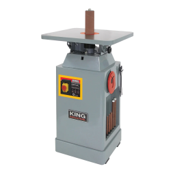 King Canada KC-OVS-F2 OSCILLATING SPINDLE SANDER Manuel utilisateur | Fixfr