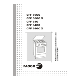 Fagor CFF-64GC Manuel utilisateur | Fixfr