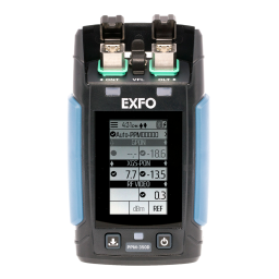 EXFO PPM-350D PON power meter Mode d'emploi | Fixfr