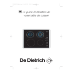 De Dietrich DTI421XL1 Manuel utilisateur