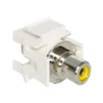 DeLOCK 86306 Keystone Module RCA female &gt; RCA female yellow / white Fiche technique