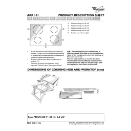 Whirlpool AKR 101/NB Hob Manuel utilisateur | Fixfr