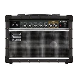 Roland JC-22 Jazz Chorus Guitar Amplifier Manuel du propriétaire | Fixfr