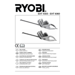 Ryobi EHT 6060 Manuel du propri&eacute;taire