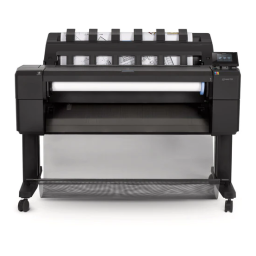 HP DesignJet T940 Printer Manuel utilisateur | Fixfr