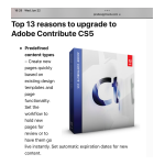 Adobe Contribute 6.5 Manuel utilisateur