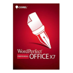 Corel WordPerfect Office X7 Manuel utilisateur
