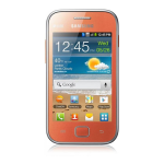 Samsung Galaxy Ace orange Mode d'emploi