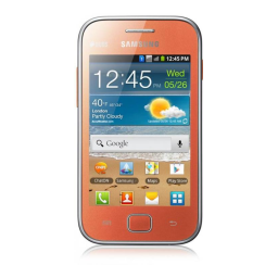 Samsung Galaxy Ace orange Mode d'emploi | Fixfr