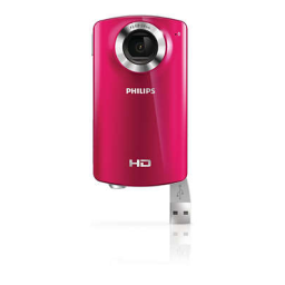 Philips CAM100PK/00 Caméscope HD Manuel utilisateur | Fixfr