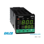 gefran 800P PID Controller Programmer, 1/16 DIN Mode d'emploi