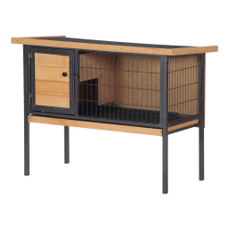 PawHut D51-141 Wooden Rabbit Hutch Mode d'emploi | Fixfr
