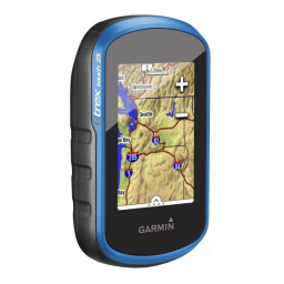 Garmin eTrex Touch 25 Manuel utilisateur | Fixfr