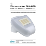 Elsner P03i-GPS Station M&eacute;t&eacute;o: Aide IA + PDF