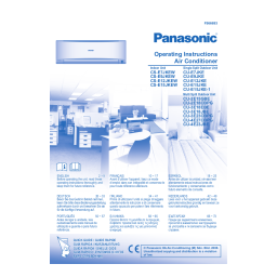 Panasonic CUE15JKE1 Operating instrustions | Fixfr