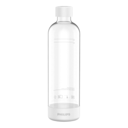 Philips ADD911WH/10 GoZero Bouteille pour machine à soda Manuel utilisateur | Fixfr