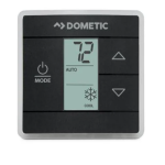 Dometic THERMOSTAT TACTILE CAPACITIF BLUETOOTH&reg; Manuel utilisateur