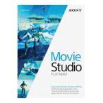 Sony Vegas Movie Studio 13 Platinium Suite Manuel utilisateur