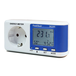 PeakTech P 9035 Energy meter Manuel du propriétaire | Fixfr