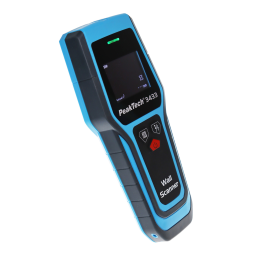 PeakTech P 3433 Digital Wall Scanner Manuel du propriétaire | Fixfr