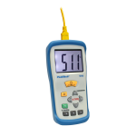 PeakTech P 5115 Digital-Thermometer K-Type / -50 ... +1300&deg;C Manuel du propri&eacute;taire