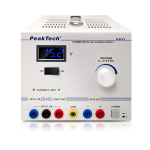 PeakTech 6300 Alimentation : Manuel d'utilisation + IA