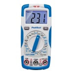 PeakTech P 1075 600V AC / DC digital multimeter Manuel du propri&eacute;taire