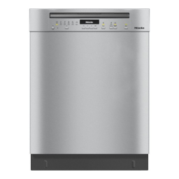 Miele G7100 SCU CS Lave-vaisselle encastrable Manuel du propriétaire | Fixfr