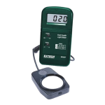 Extech Instruments 407026 Heavy Duty Light Meter Manuel utilisateur