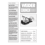 Weider WEMC1006 CRUNCH TRAINER ABTRAINER Manuel utilisateur