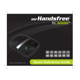 Mr Handsfree BC6000m Carkit Manuel du propriétaire | Fixfr