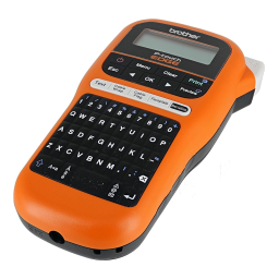 Brother PT-E105 P-touch Manuel utilisateur | Fixfr