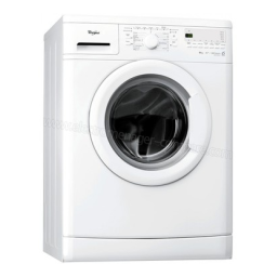 Whirlpool AWOD 2829 Washing machine Manuel utilisateur | Fixfr