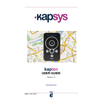 Kapsys Kapten Mode d'emploi