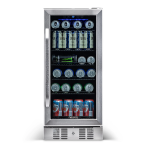 NewAir ABR-960 15&rdquo; Built-in 96 Can Beverage Fridge in Stainless Steel  Manuel utilisateur