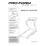 ProForm PETL81711 1481023 710 ZLT TREADMILL Manuel utilisateur