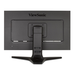 ViewSonic VP2770-LED-S MONITOR Mode d'emploi | Fixfr