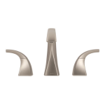 Delta 35779LF-SP Downing Spotshield Brushed Nickel 2-handle Widespread WaterSense Bathroom Sink Faucet Manuel utilisateur