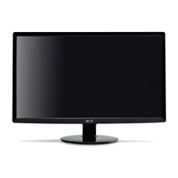 Acer T1900HQ Monitor Manuel utilisateur | Fixfr