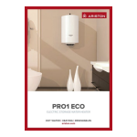 Ariston Pro 1 Eco Manuel du propri&eacute;taire