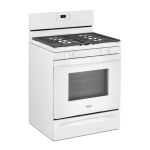 Whirlpool WFG515S0JW Gas Range Manuel utilisateur