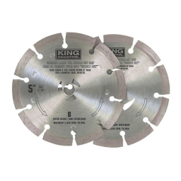 King Canada KC-9125 5'' TWIN BLADE SAW Manuel utilisateur | Fixfr