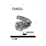 Quigg GT-CCM-01 Cup Cake Maker Manuel utilisateur