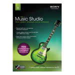 Sony Acid Music Studio 8 Manuel utilisateur